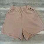Revolve SIXTHREESEVEN Size Small NWOT The Sweet Short in Cocoa, waist is 10 with Stretch to 17 Made in the USA Photo 0