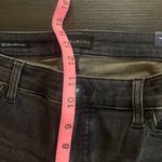 Talbots  NWT size 12 Slim ankle jeans black raw hem Photo 8
