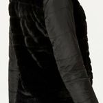 Maison Jules NWT $150 Black Reversible Faux Fur Coat XXL Photo 2