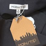 Main Strip Large Oversized Rhinestone Buckle Skirt Black Mini S Small New Photo 3