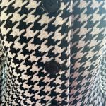 Houndstooth A Line Trench Coat White Size XL petite Photo 6