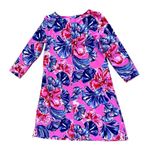 Lilly Pulitzer  Ophelia‎ Plumeria Pink in Hollidaze Knit Swing Dress XS Colorful Photo 8