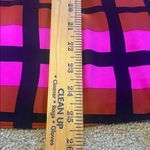 Alice & Trixie  Silk Halter Plaid Top Black Bronze Pink Size SMALL Photo 2