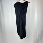 Costello Tagliapietra Asymmetric Draped Mini Dress‎ in Black Size 6 Photo 2
