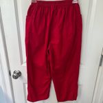 Cathy Daniels Vintage Cathy Daniel’s cropped ankle pants small cotton red Photo 2