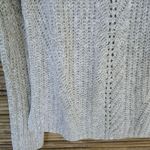 Lucky Brand  M Ecru Cable Knit Pullover Sweater Photo 4