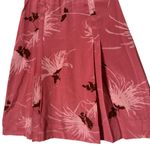 Vintage Carole Little for Saint Tropez Silk Skirt Womens 6 Pleated Floral Retro Pink Photo 1