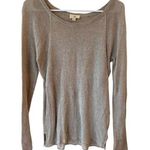 AG Adriano Goldschmied Long Sleeve Pullover Tunic Sweater Gold Women's Size M Size M Photo 0