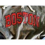 Women’s Blue Red Boston Long Sleeved Hoodie Sweatshirt Sz:Large EUC Photo 5