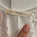 Do Everything In Love NWOT  Boho Lace Kimono W/ Fringe One Size Photo 1