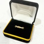 Tiffany & Co. X Motif Band Ring in Sterling Silver & 18k Yellow Gold Size 7 Photo 1