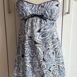 Y2K R&K Originals Petite Blue Paisley Sleeveless Sun Dress Dress Size 4 Doll Photo 0