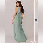 Revelry Kiera Chiffon Dress in Sage Green Size 4 Photo 1