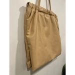 ZARA  Faux Leather Tote Bag Beige Photo 4