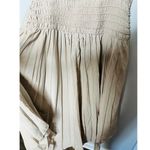 Ramy Brook Brown Crepe Hourglass V-Neck Smocked Waist Preslie Dress Size XL Photo 10