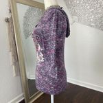 Early 2000's Grunge Tattoo Graphic Studded Gray Purple Grunge 3/4 Sleeve Top M Size M Photo 3