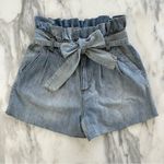 BLANK NYC  Denim Paper-bag High Waist Shorts Size 28 Photo 3