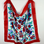 Vintage Berkshire Silken Scarf Floral Neck Head 30" X 30" Square Made in Italy Photo 0
