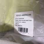 Good American Scuba Tank Bikini Top Cropped Key Lime Green Size 5 US 2XL Photo 4