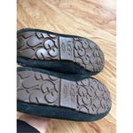 UGG  Womens Ansley Black Moccasin Slippers Size 6 Uggs Photo 2