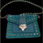 Green and gold studded crossbody Photo 1