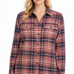 Ariat  Rebar Blouse Women's Size Medium Flannel Durastretch Long Sleeve Plaid Photo 0
