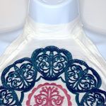 Altar'd State Altar’d State Embroidered Boho Cropped Halter Top Size M Photo 1