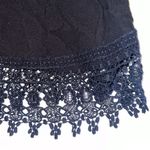 Urban Outfitters  Ecote Shirt Womens Medium Black Crochet Trim Racerback Tank Top Photo 7