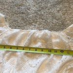 EXPRESS new eyelet lace midi dress off the shoulder, size small Photo 6