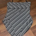 Lauren Ralph Lauren One Piece Swimsuit Black and White Striped Size 14 Photo 0