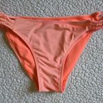 Rue 21 Coral Bikini Bottom with Braided Sides Photo 0