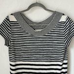 Anthropologie Maeve Haven striped shirt sleeve dress size S Photo 2