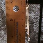 Swavorski Cascading Swarovski & Sterling Silver Earrings Photo 2