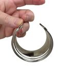 Silver Textured Cuff Bracelet, Classy, boho, feminine, whimsical, summer, dressy Photo 5