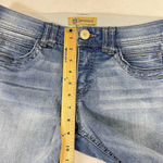Democracy Jeans Skinny Blue Womens Denim Mid Wash "Ab"solution Elastic Waist 8 Photo 4