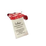 Lulus NWT  Red and White Print Tie-Front Short Sleeve Romper - Size S Photo 7