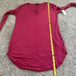 Gap Women's V-Neck Long Sleeve Top - Raspberry Photo 5