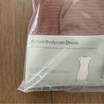 Destination Maternity Brown Ruched Bodycon Stretchy Maternity Dress sz XXL Photo 4