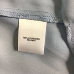 Belle Sky  Women Blouse Med NWT Blue ruffle Shirt Feminine Flowy office attire Photo 3