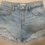 ZARA  Distressed High-Rise Shorts Photo 0