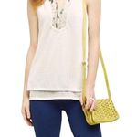 Anthropologie NWT  “Tiny” Ivory Crochet Knit Embellished Sleeveless Tiered Top Photo 0