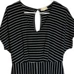 Altar'd State Altar’d State Black White Stripe Short Sleeve Jumpsuit Size Medium JD3712KMQ Photo 1