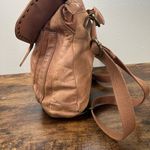 The Sak Ventura Backpack Leather Embossed Convertible Crossbody Shoulder Bag Tan Photo 7