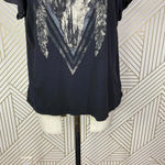 Denim & Supply Ralph Lauren RALPH LAUREN Denim & Supply Cow Skull Feather‎ T-Shirt in Black Size US Medium Photo 3