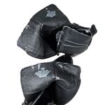 Lane Bryant  Black Leather Ankle Boots Block Heel Buckle Side Zip Womens Size 10W Photo 10