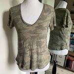 American Eagle XS Camouflage V Neck Tee Photo 0