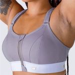 SHEFIT Ultimate High Impact Criss Cross Sports Bra in Victorious Purple 3Luxe Size undefined Photo 2