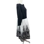 Crochet/embroidered midi dress, 4X, holiday, formal, festive, party, cotton Multiple Photo 3