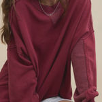Aerie  Burgundy Sweater Photo 0