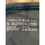 Yogalicious  Lux Teal Green Crop Leggings Size Small Photo 2